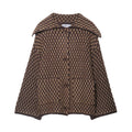 Autumn Brown Long Sleeve Knitted Cardigans Women